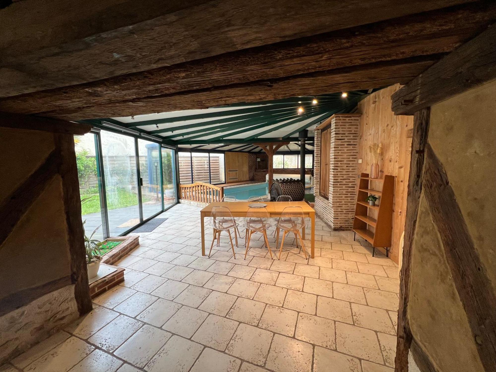 Rigolet Maison En Ville Avec Piscine Interieure Le Controis-en-Sologne Exterior photo